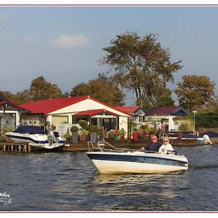 度假居 Ferienhaus Jeff Am Wasser Naehe Ijsselmeer Ferienpark Vislust 韦尔弗斯霍夫